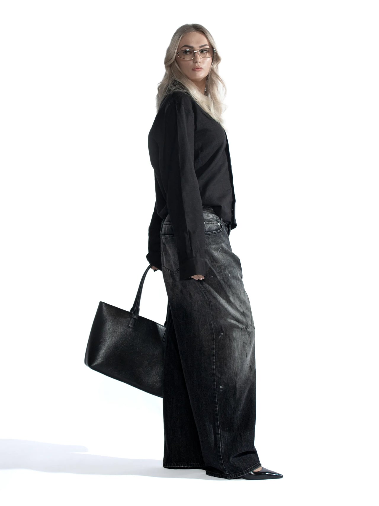 Super baggy jeans female