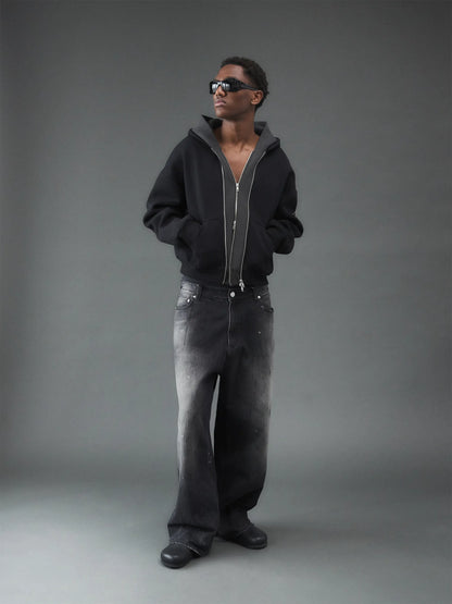 Double layered hoodie