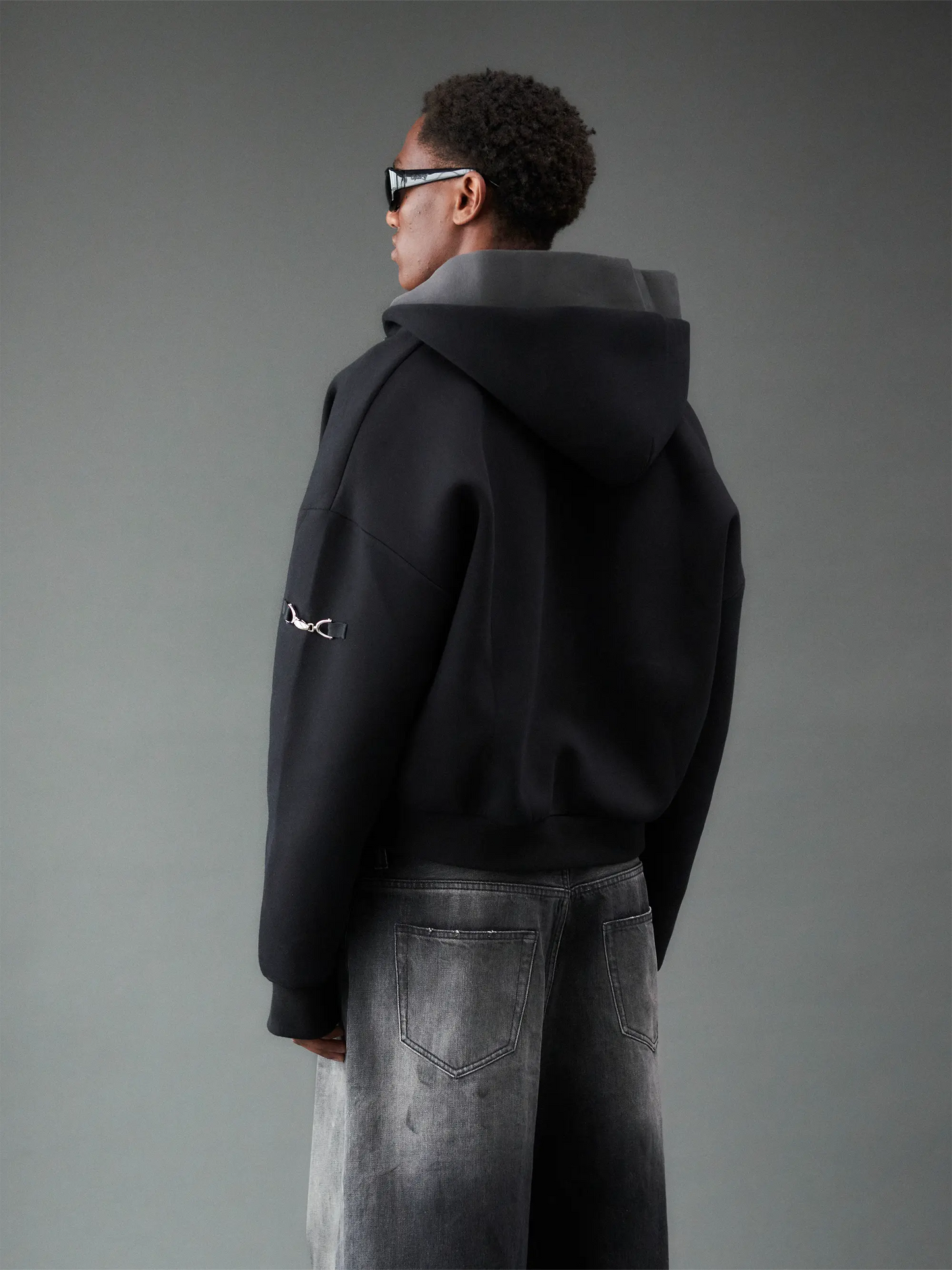 Double layered hoodie