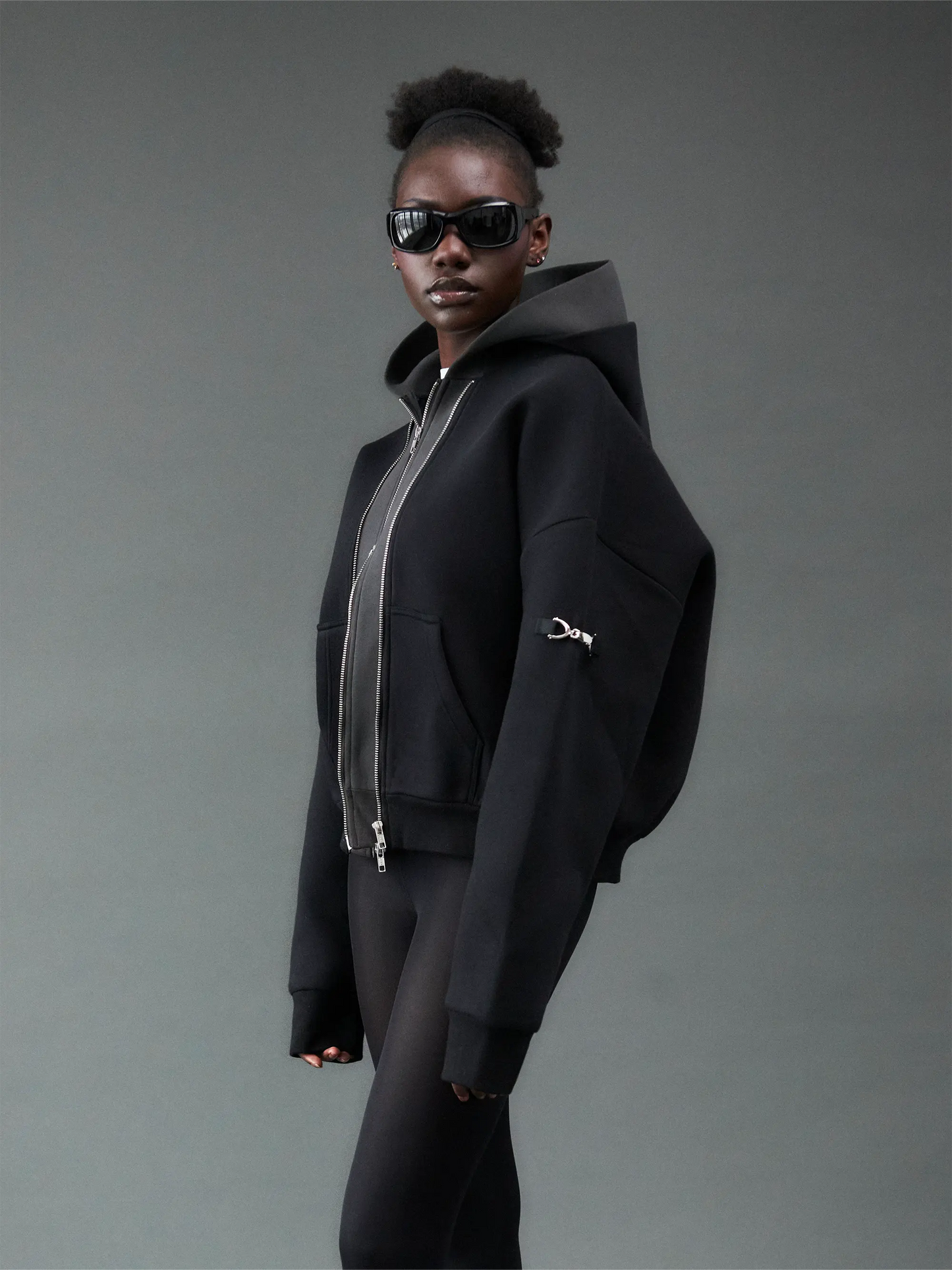 Double layered hoodie