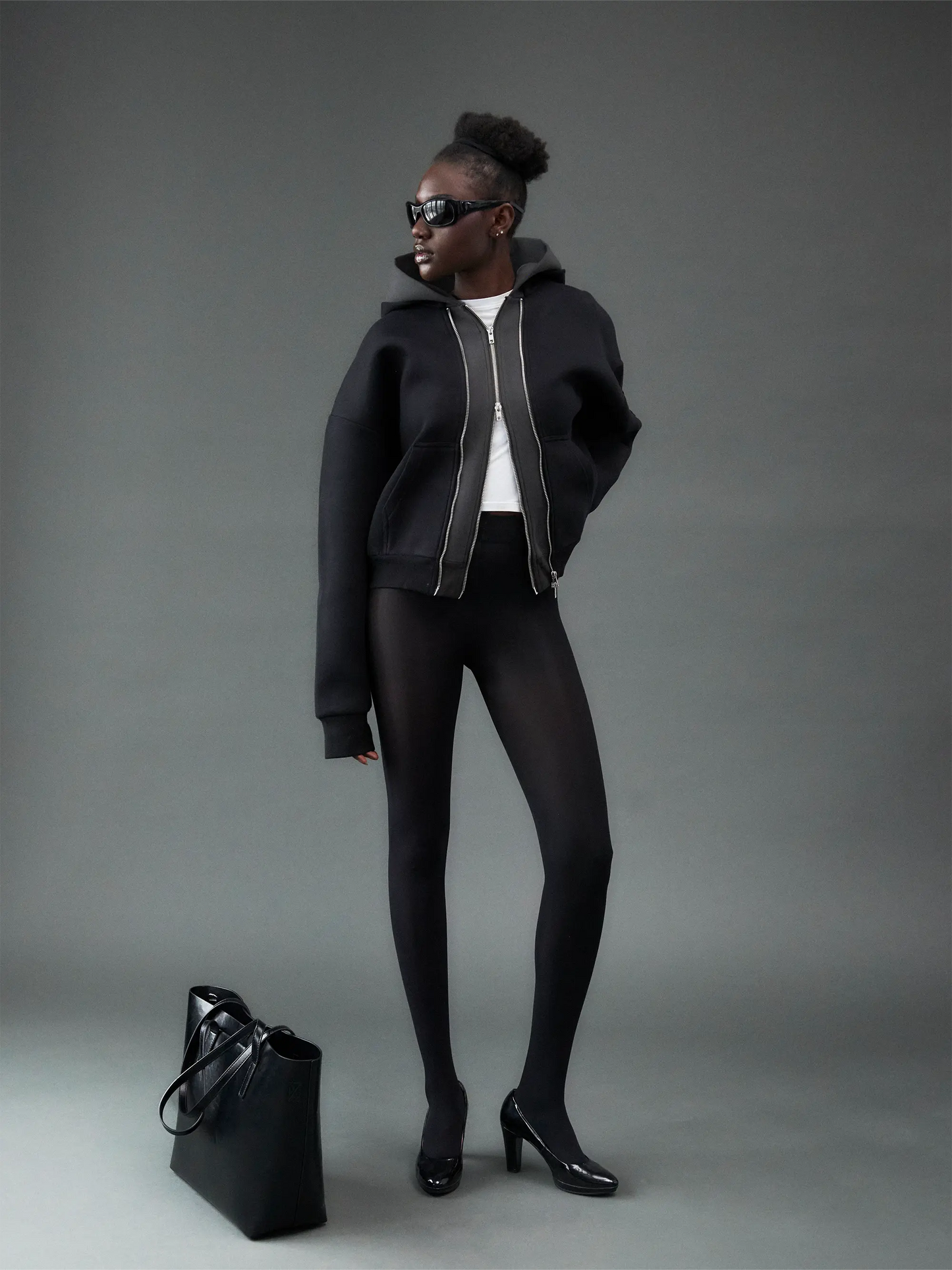 Double layered hoodie